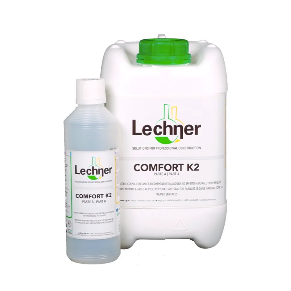 Лак для паркета Lechner Comfort 2K Opaca матовый 5,5 л Лак для паркета Lechner Comfort 2K Opaca матовый 5,5 л